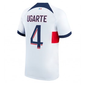 Paris Saint-Germain Manuel Ugarte #4 Borta Kläder 2023-24 Kortärmad